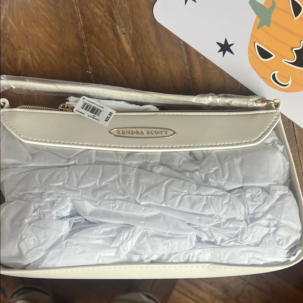 Kendra Scott White Clutch